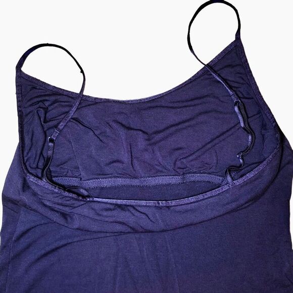 Banana Republic Cropped Camisole Top with Shelf Bra in Purple Women’s M - Picture 5 of 8